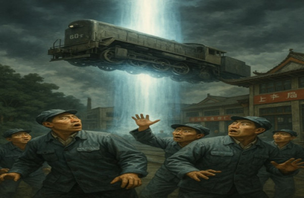 공중 괴열차 - 중국 3대 ufo 미제 사건